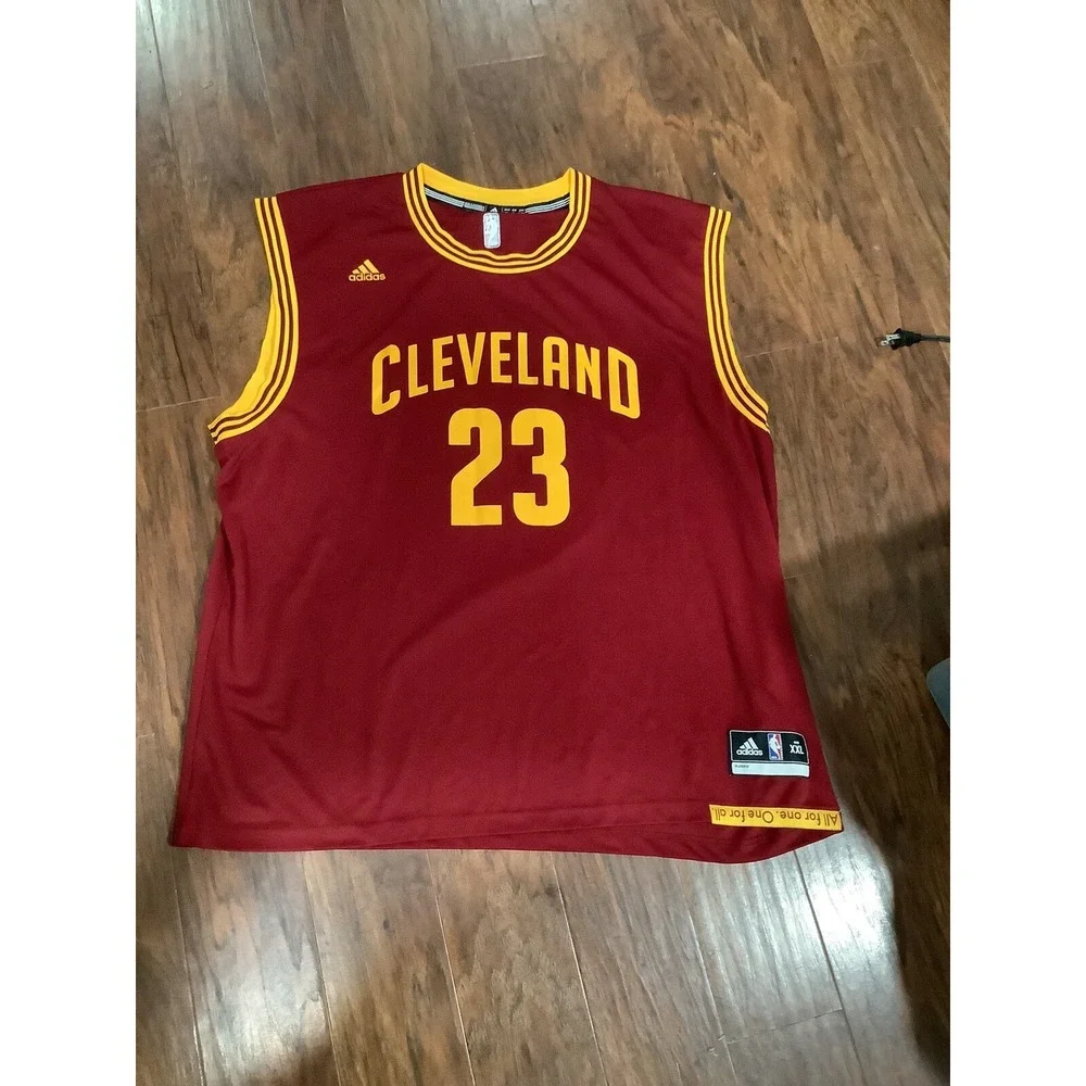 Adidas Cleveland Cavaliers Lebron James All For One. One For All Jersey Size 2XL
